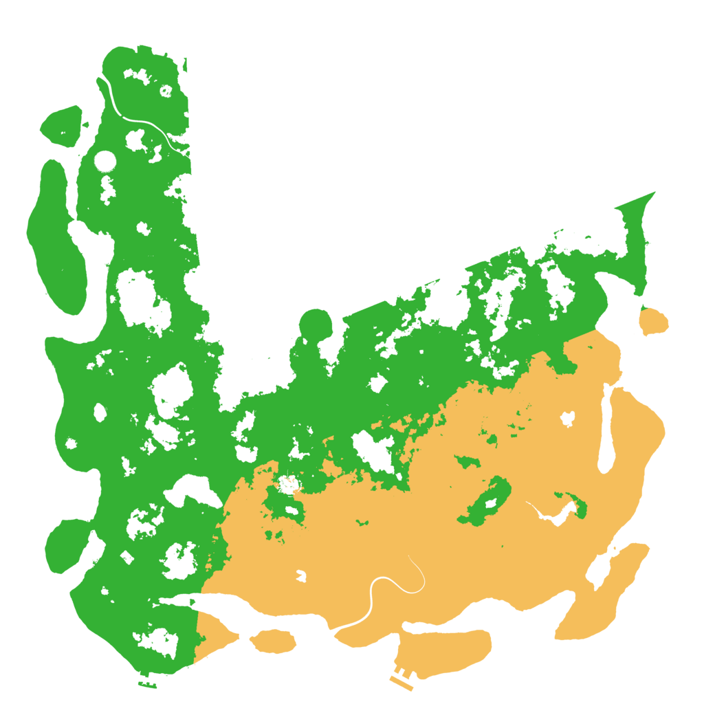 Biome Rust Map: Procedural Map, Size: 5688, Seed: 5