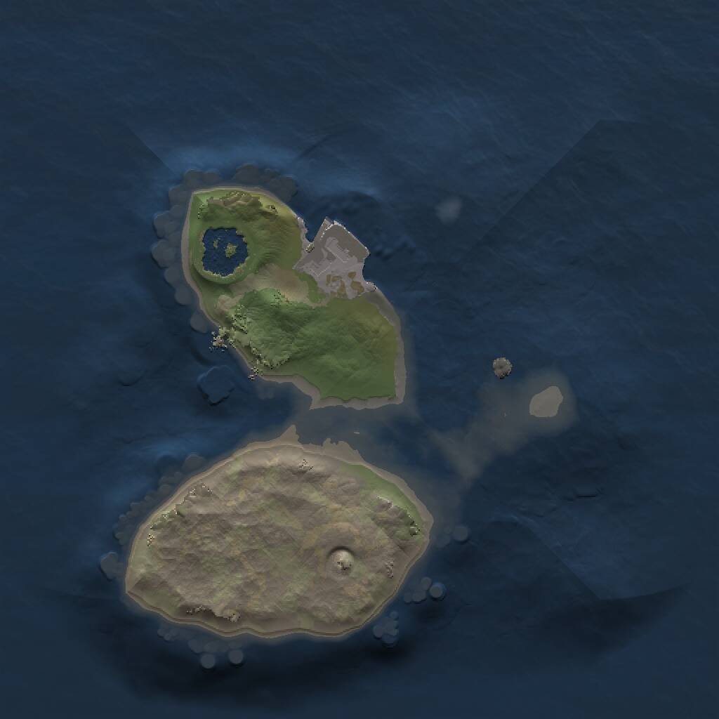 Rust Map: Procedural Map, Size: 1500, Seed: 24929, 1 Monuments