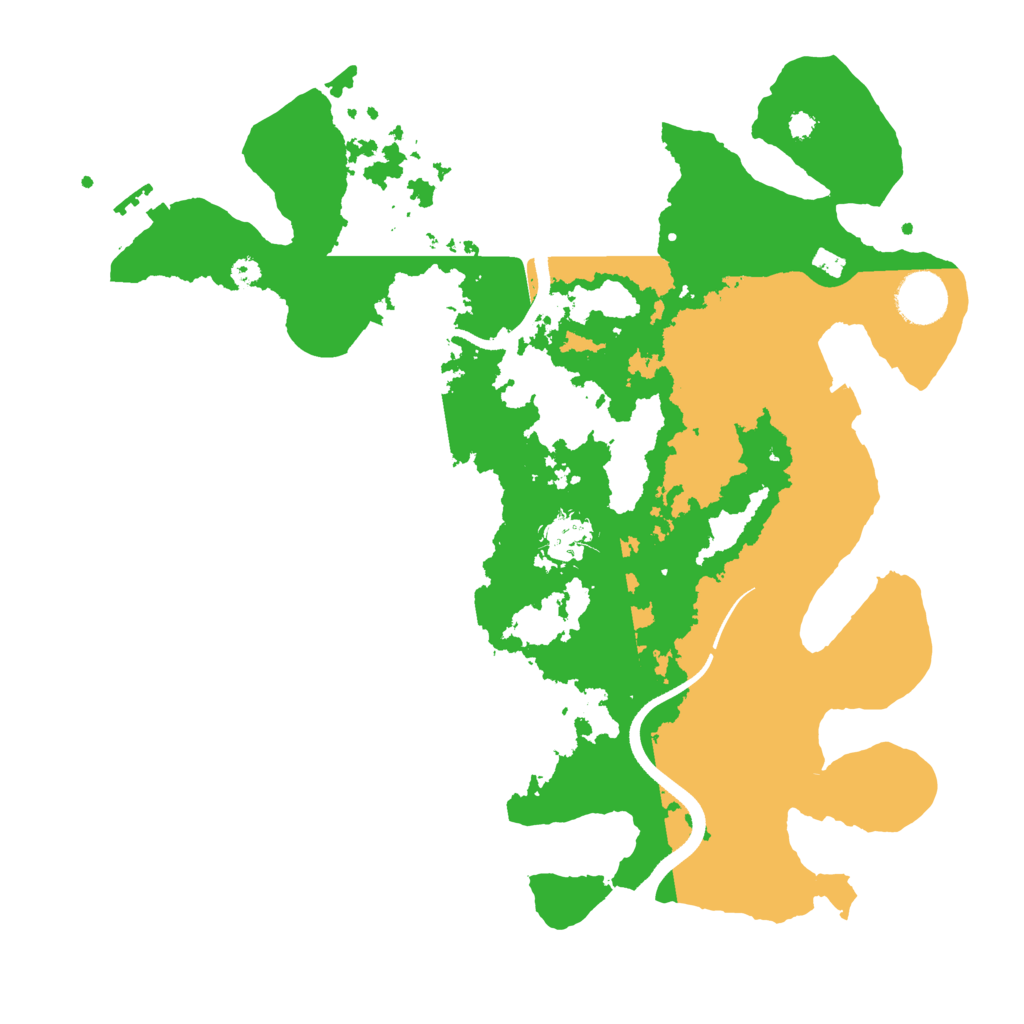 Biome Rust Map: Procedural Map, Size: 3500, Seed: 1471354089