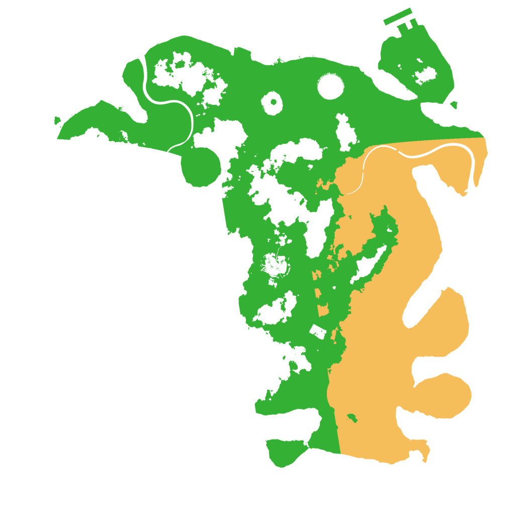 Biome Rust Map: Procedural Map, Size: 3500, Seed: 1471354089