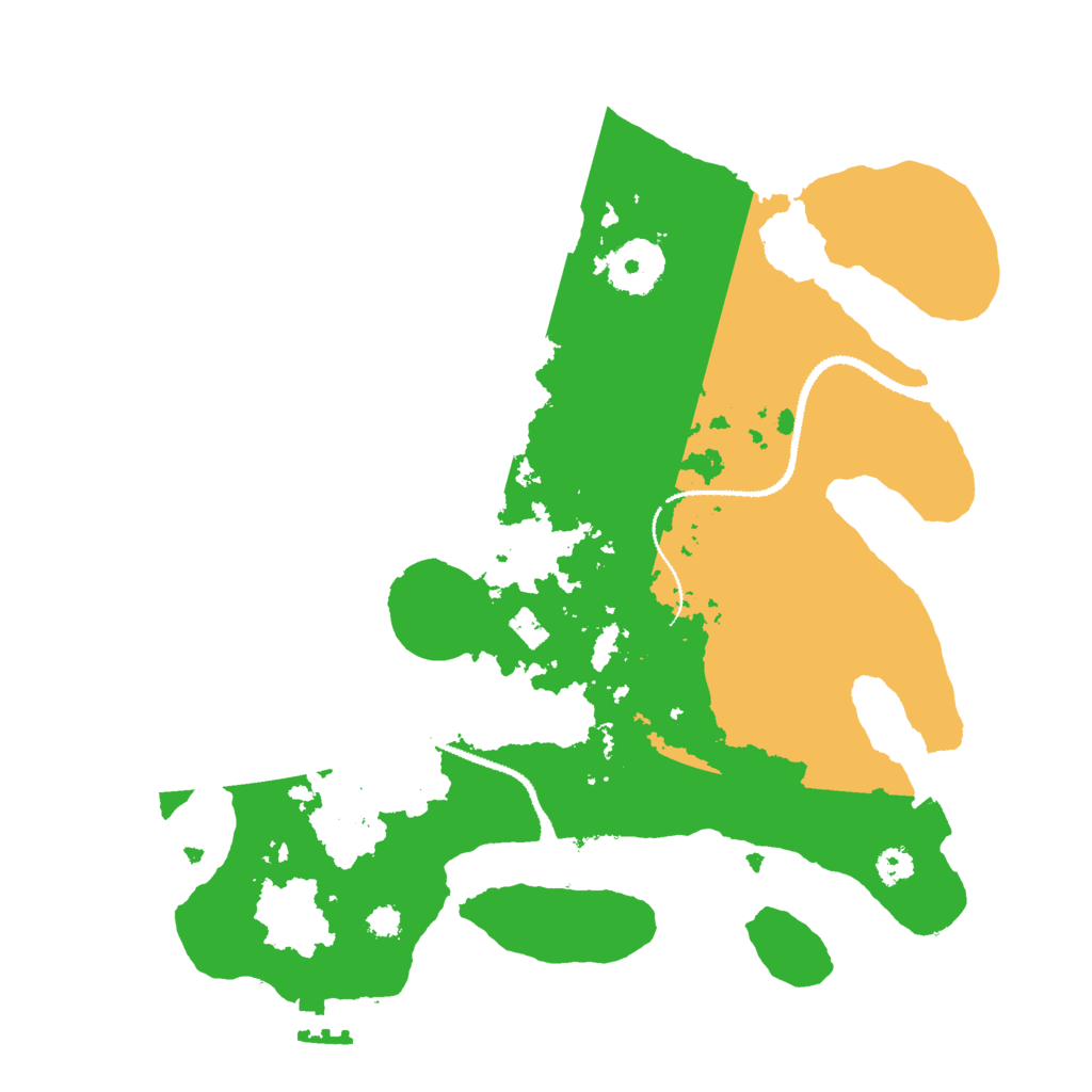 Biome Rust Map: Procedural Map, Size: 3000, Seed: 163715111