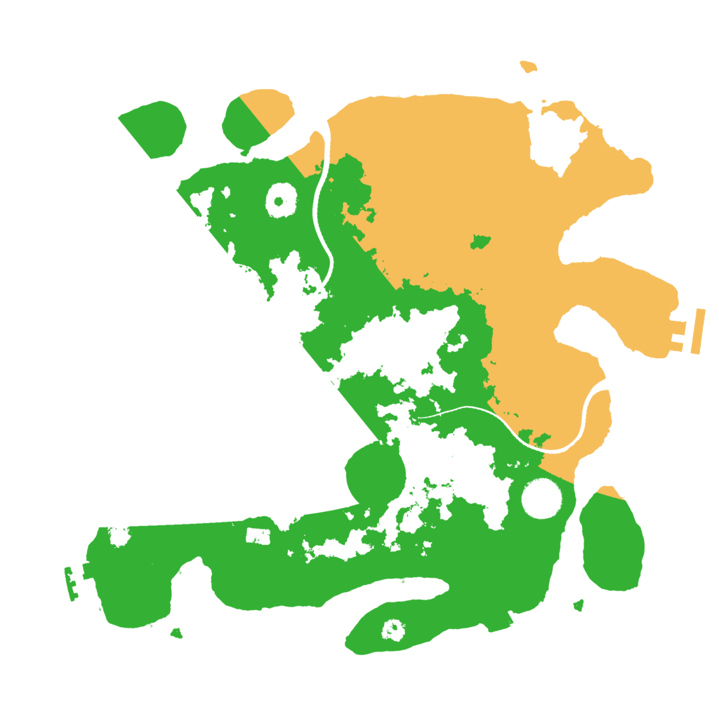 Biome Rust Map: Procedural Map, Size: 3200, Seed: 1717286736