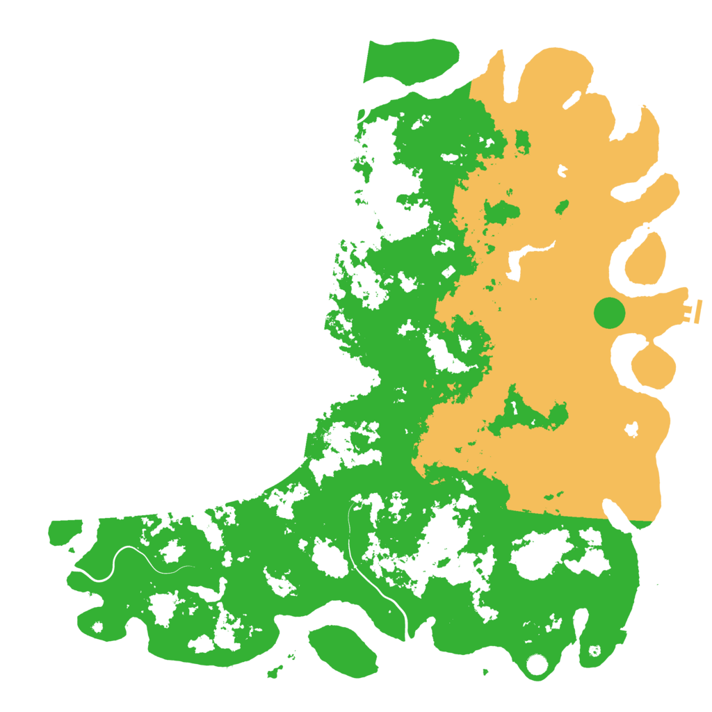 Biome Rust Map: Procedural Map, Size: 6000, Seed: 125214746