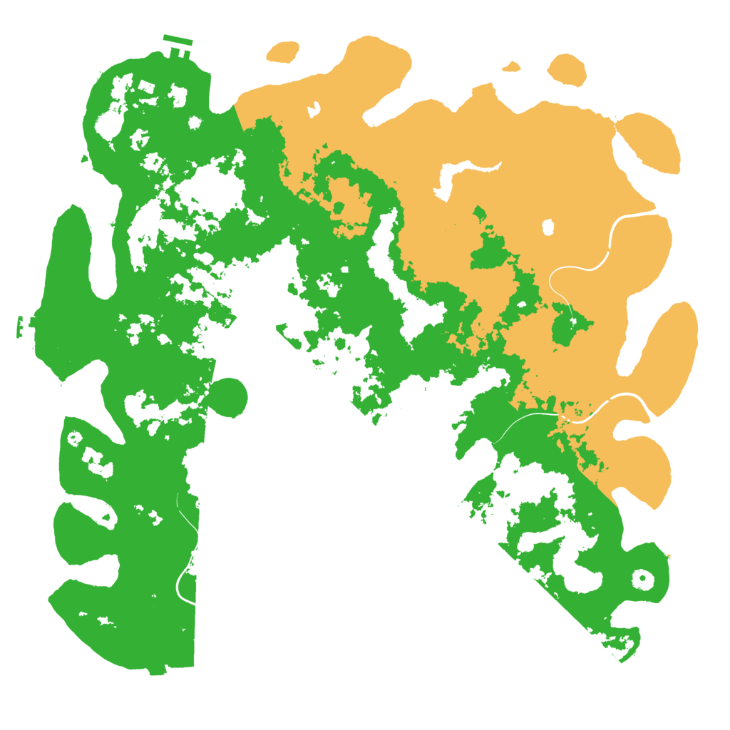 Biome Rust Map: Procedural Map, Size: 5000, Seed: 448635504