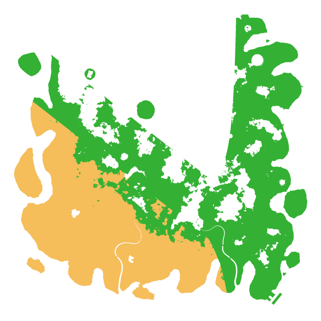 Biome Rust Map: Procedural Map, Size: 4800, Seed: 370219994