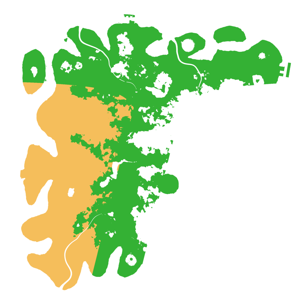 Biome Rust Map: Procedural Map, Size: 4250, Seed: 28192