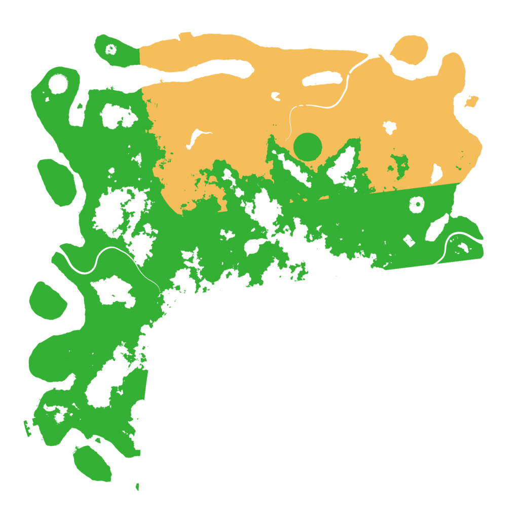 Biome Rust Map: Procedural Map, Size: 4800, Seed: 998646150