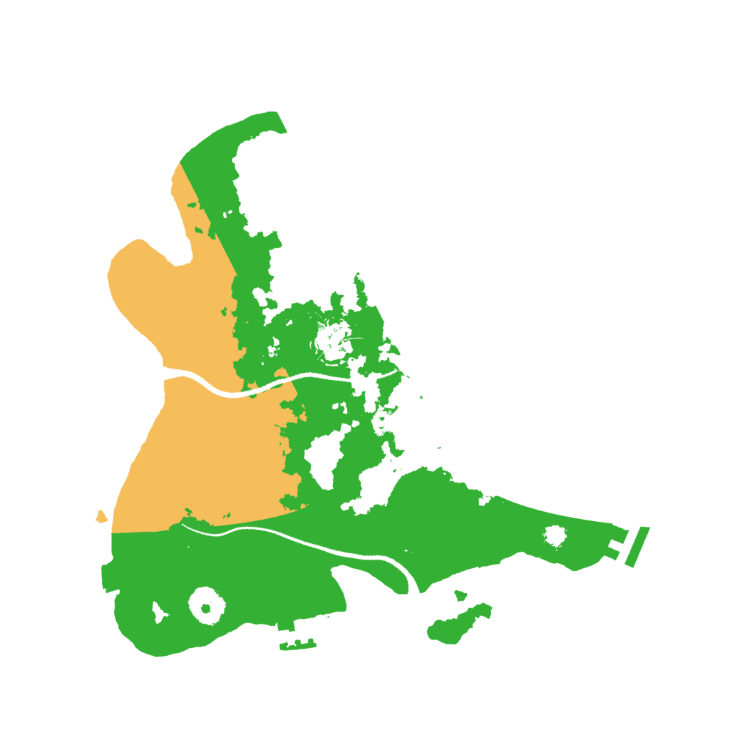 Biome Rust Map: Procedural Map, Size: 3050, Seed: 86899