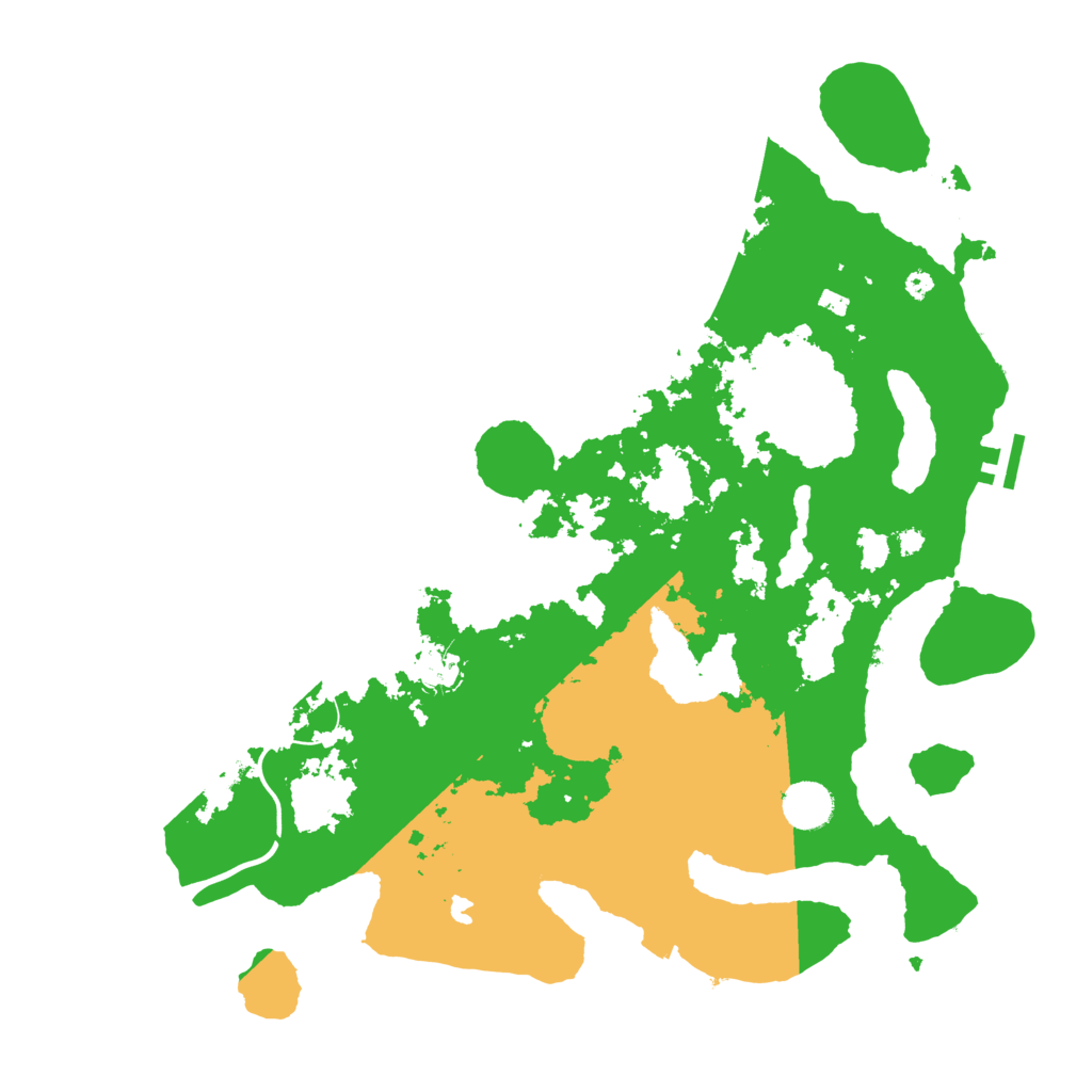 Biome Rust Map: Procedural Map, Size: 4000, Seed: 86992597