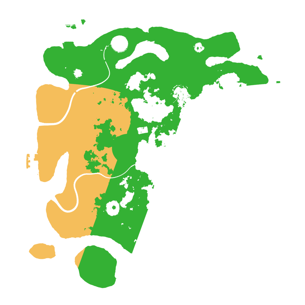 Biome Rust Map: Procedural Map, Size: 3200, Seed: 1888152707