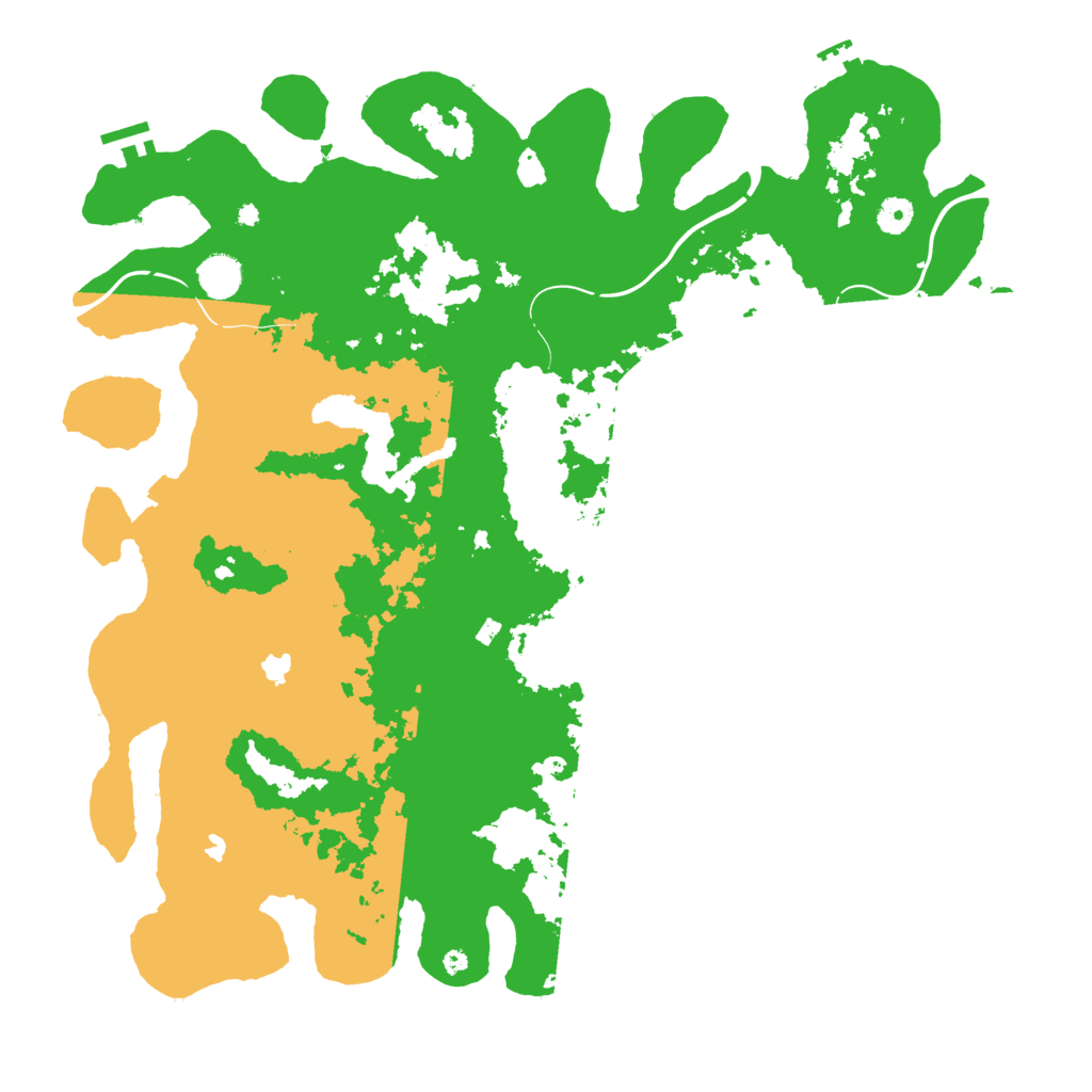 Biome Rust Map: Procedural Map, Size: 4500, Seed: 523679166