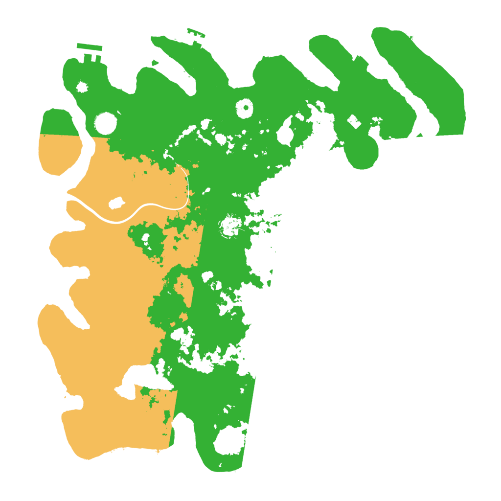 Biome Rust Map: Procedural Map, Size: 4000, Seed: 1887638866