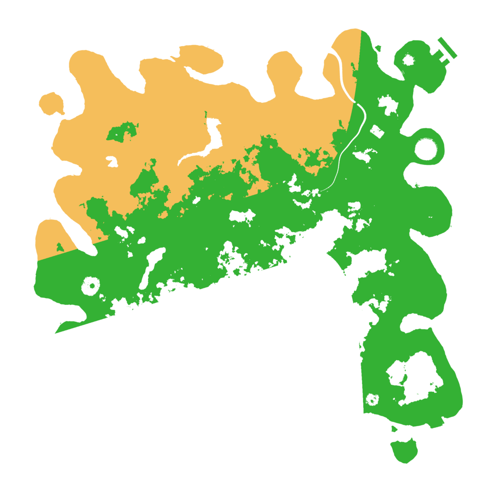 Biome Rust Map: Procedural Map, Size: 4000, Seed: 506500