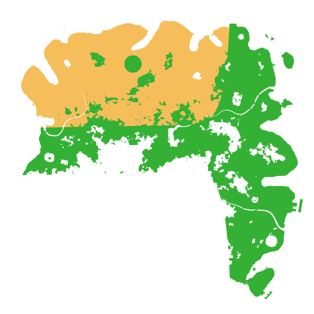 Biome Rust Map: Procedural Map, Size: 4800, Seed: 414934440