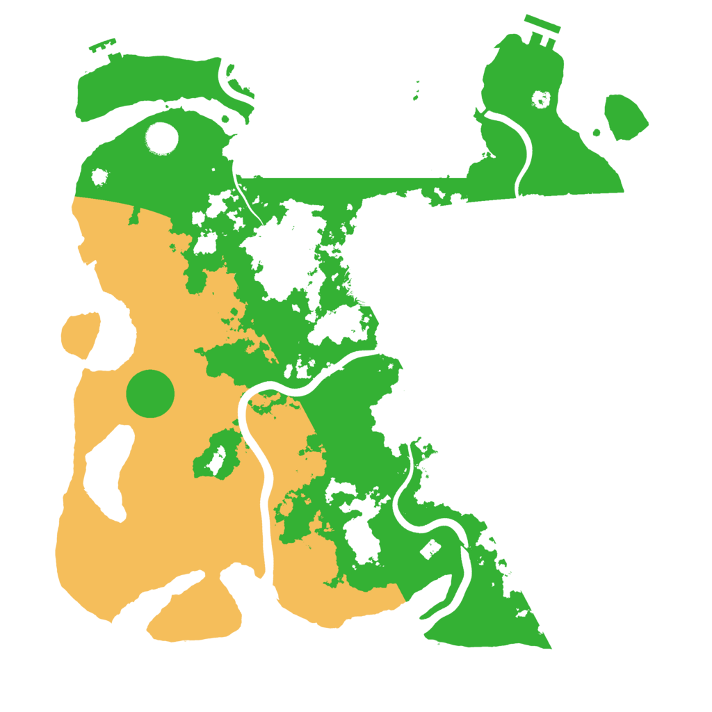 Biome Rust Map: Procedural Map, Size: 3900, Seed: 202412051