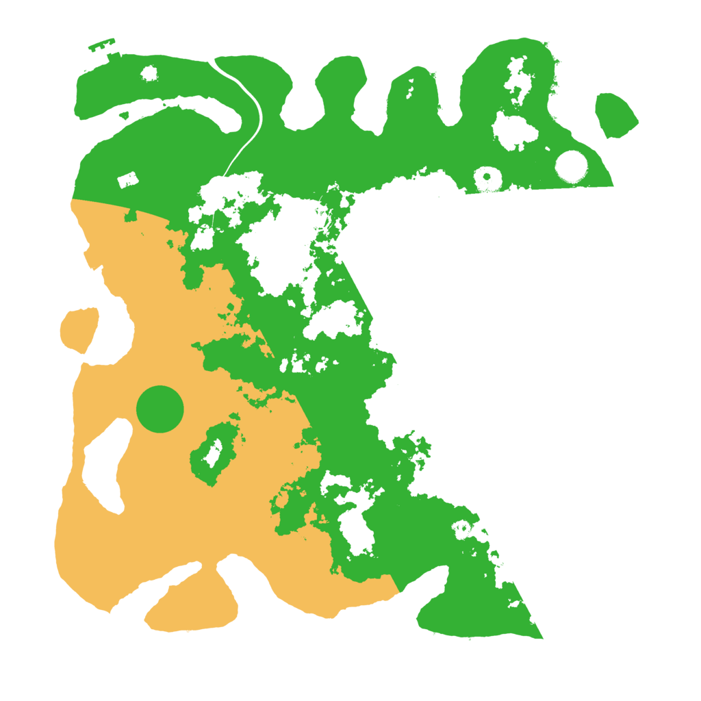 Biome Rust Map: Procedural Map, Size: 3900, Seed: 202412051