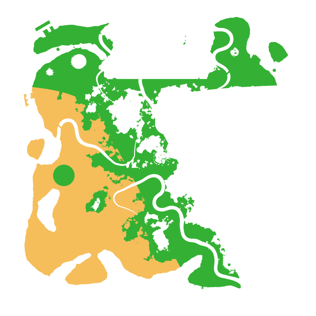 Biome Rust Map: Procedural Map, Size: 3900, Seed: 202412051