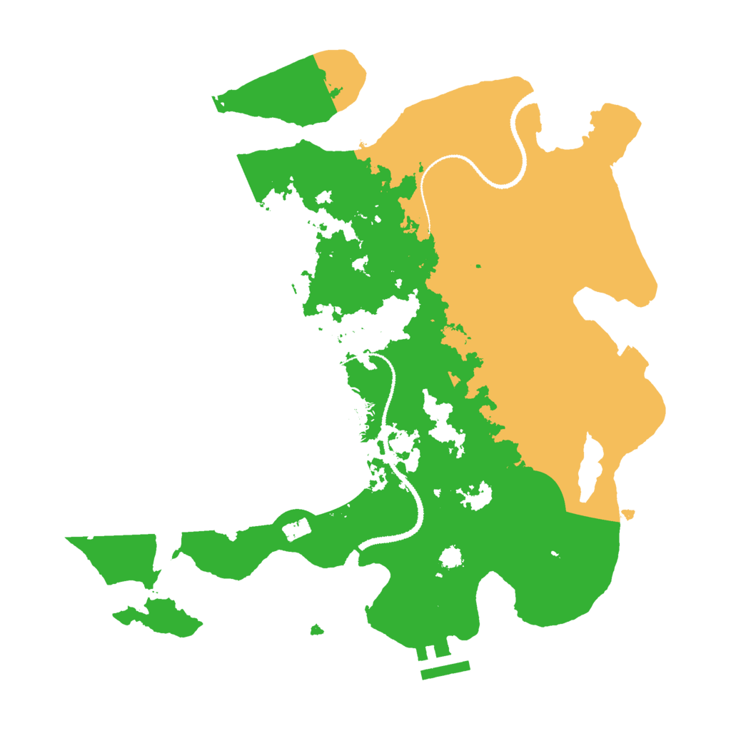 Biome Rust Map: Procedural Map, Size: 3000, Seed: 19310