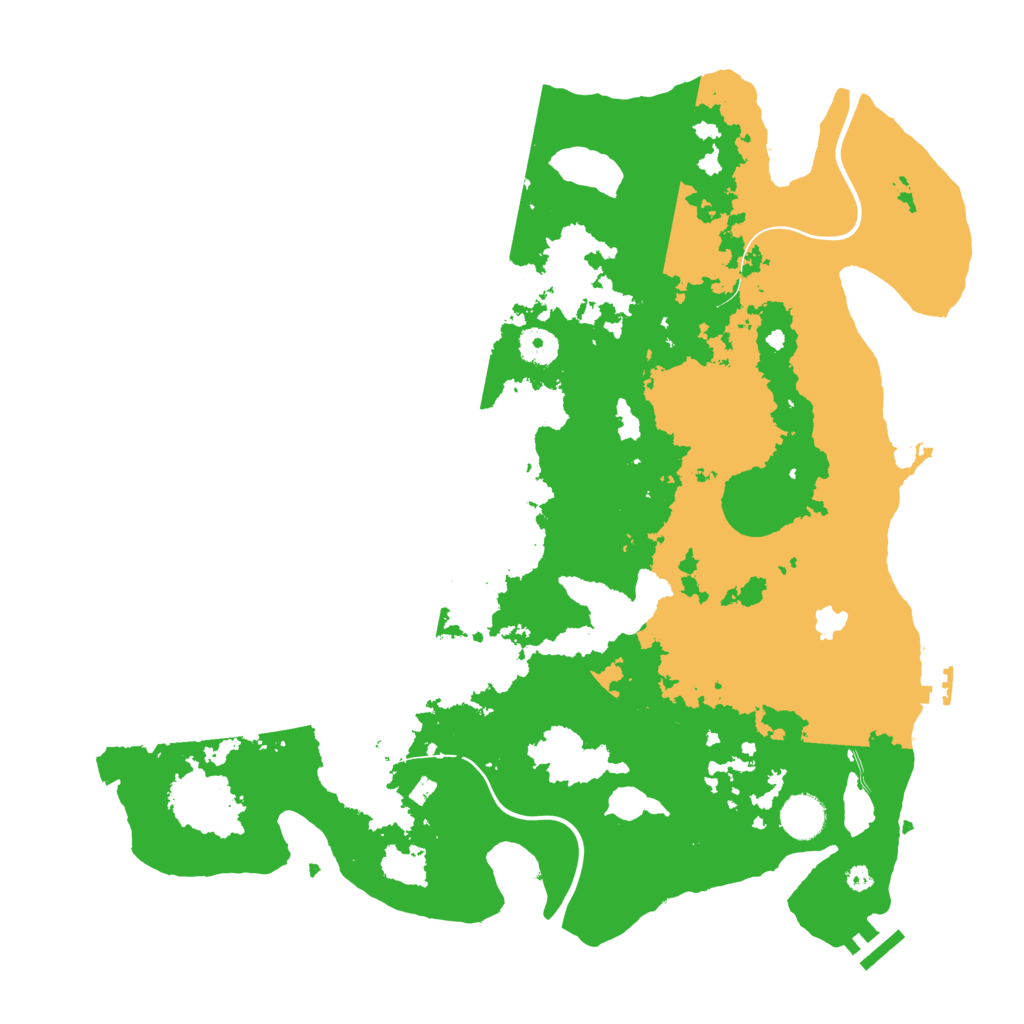 Biome Rust Map: Procedural Map, Size: 4000, Seed: 1329133183