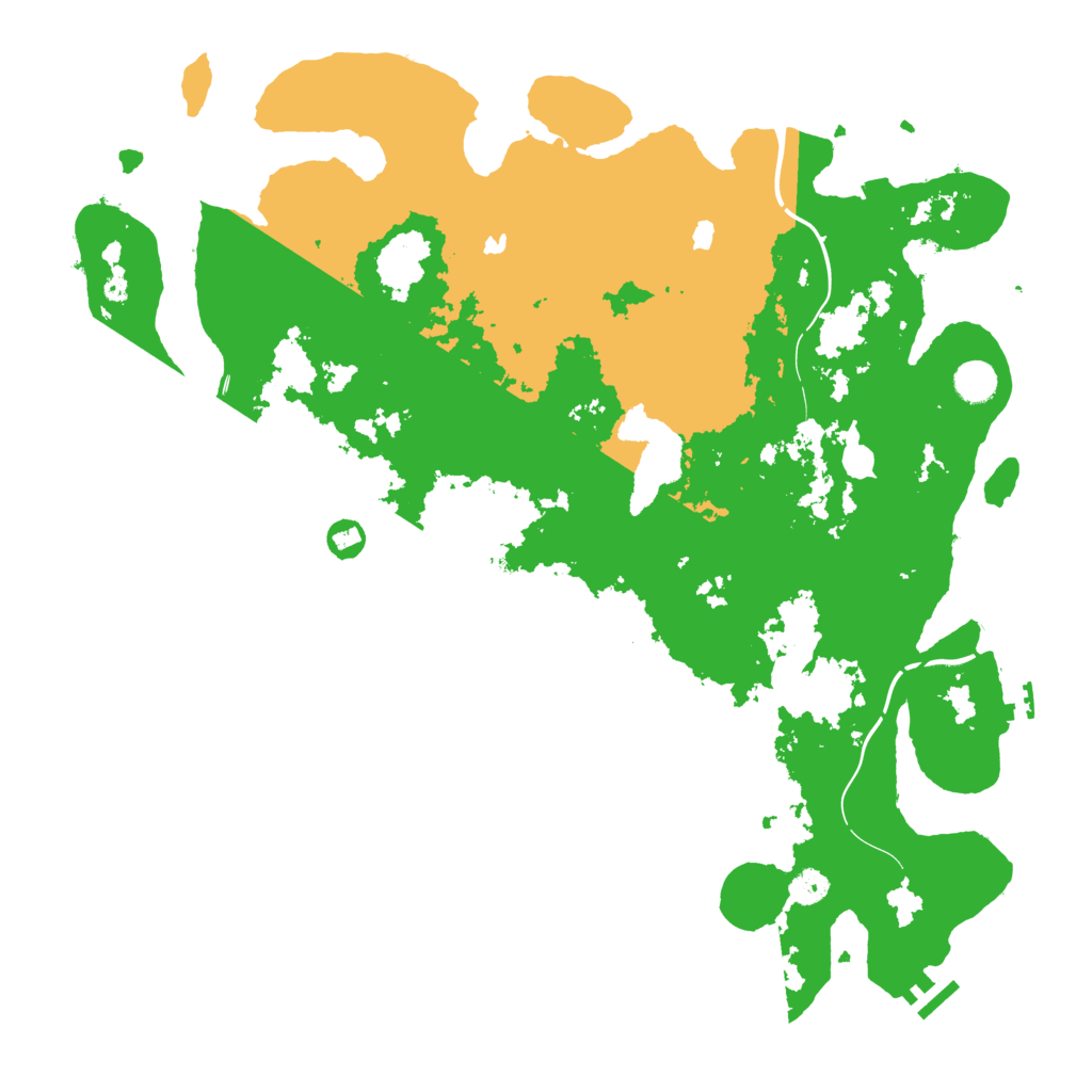 Biome Rust Map: Procedural Map, Size: 4500, Seed: 279555734