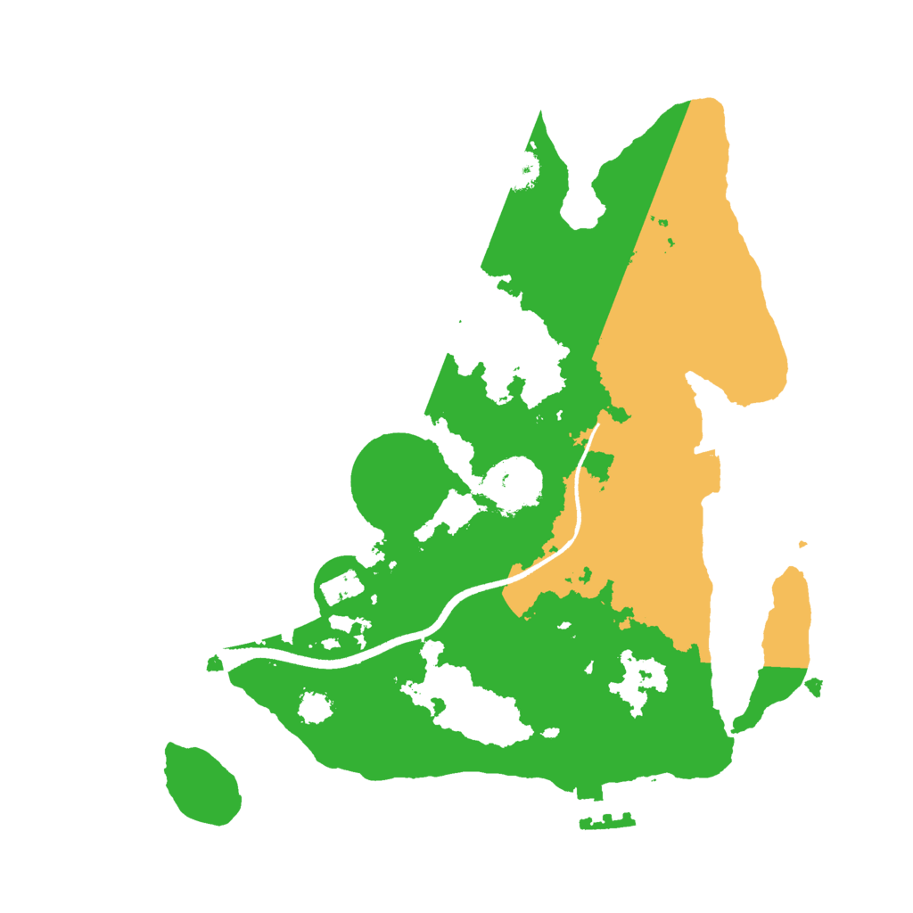 Biome Rust Map: Procedural Map, Size: 2500, Seed: 112354