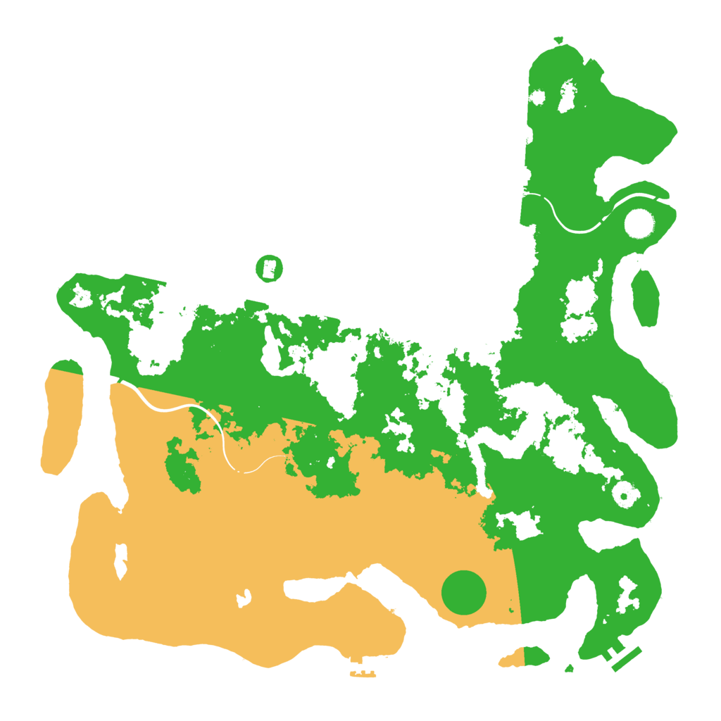 Biome Rust Map: Procedural Map, Size: 4250, Seed: 347344687