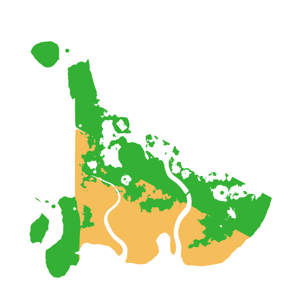 Biome Rust Map: Procedural Map, Size: 3000, Seed: 1382867354
