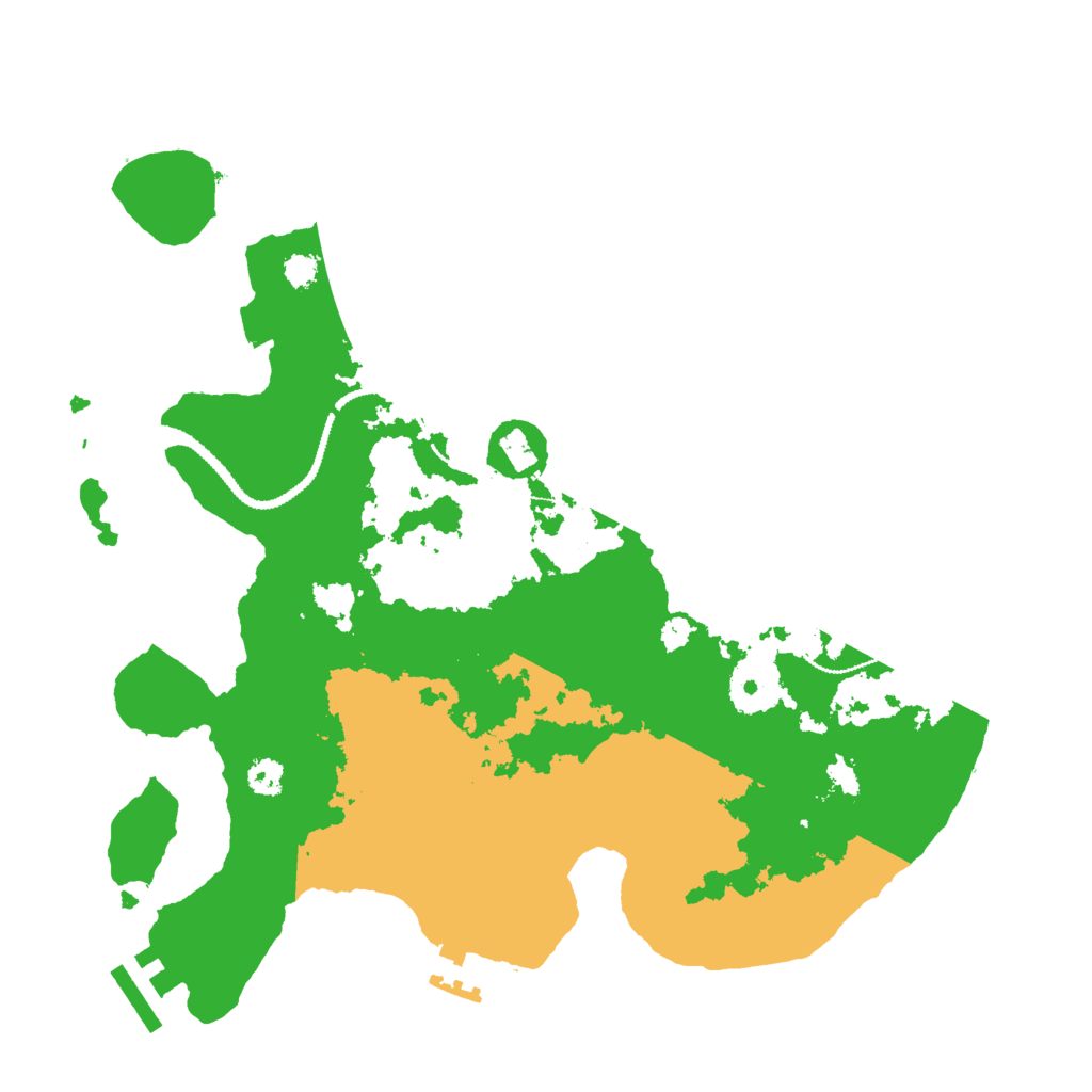 Biome Rust Map: Procedural Map, Size: 3000, Seed: 1382867354