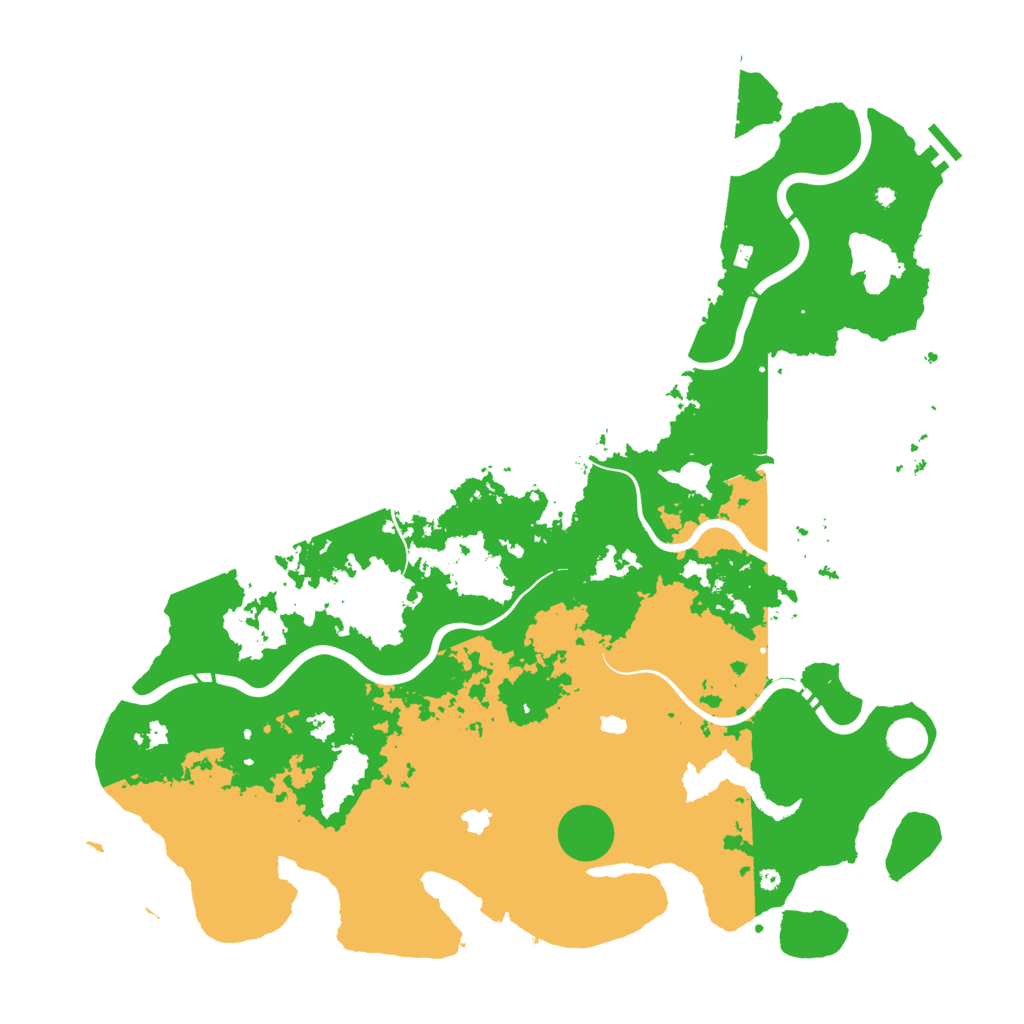 Biome Rust Map: Procedural Map, Size: 4800, Seed: 435973517