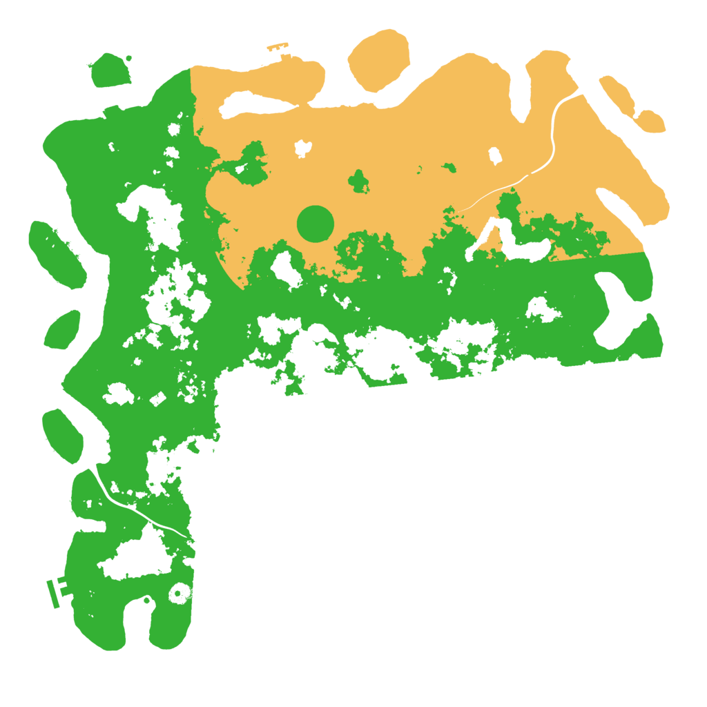 Biome Rust Map: Procedural Map, Size: 5000, Seed: 1578216841