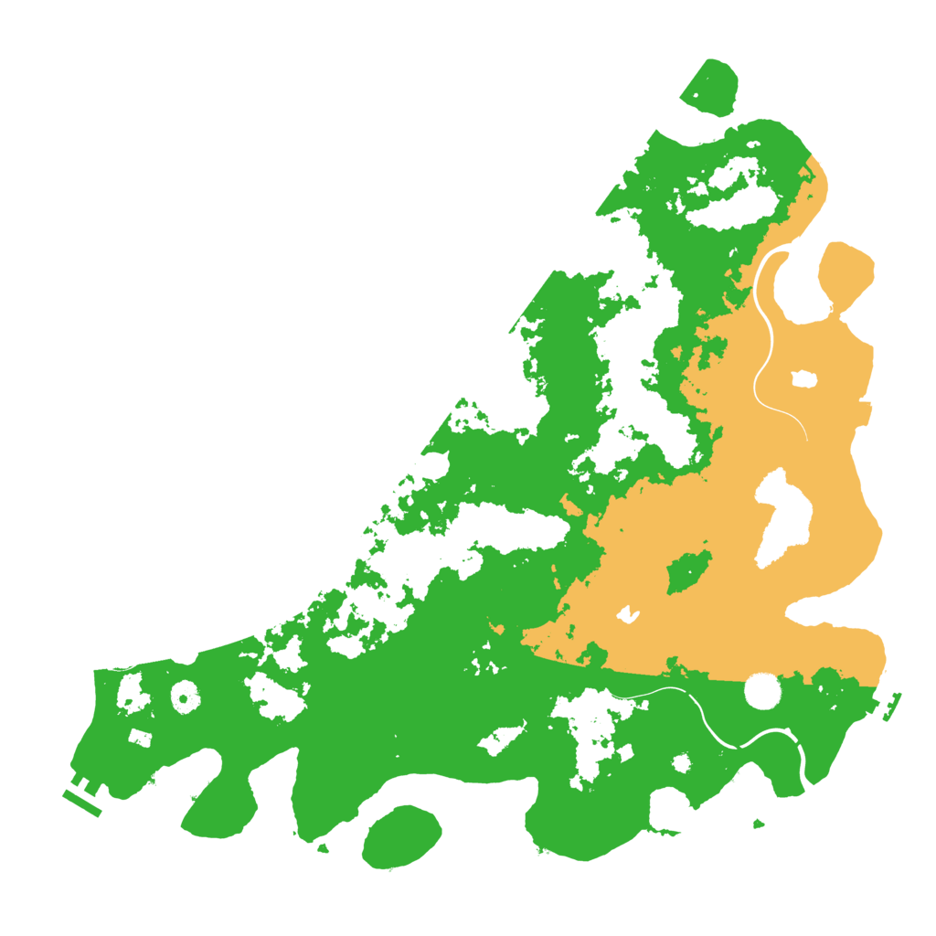 Biome Rust Map: Procedural Map, Size: 4500, Seed: 912736