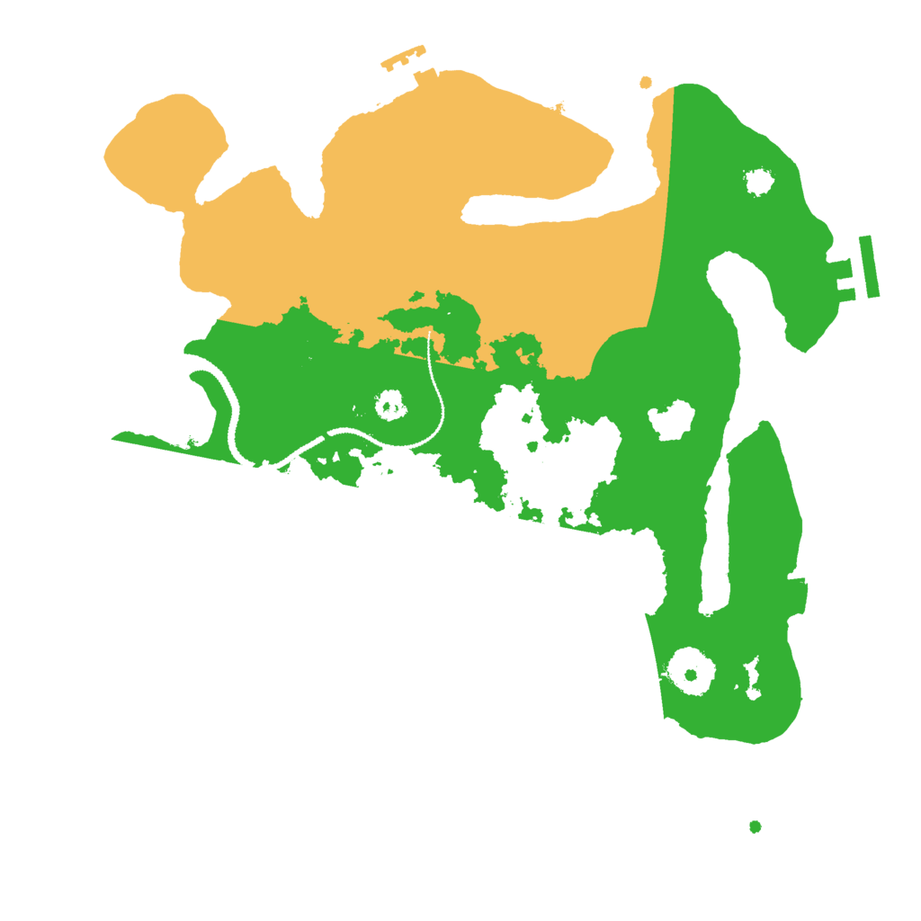 Biome Rust Map: Procedural Map, Size: 3000, Seed: 1754864839