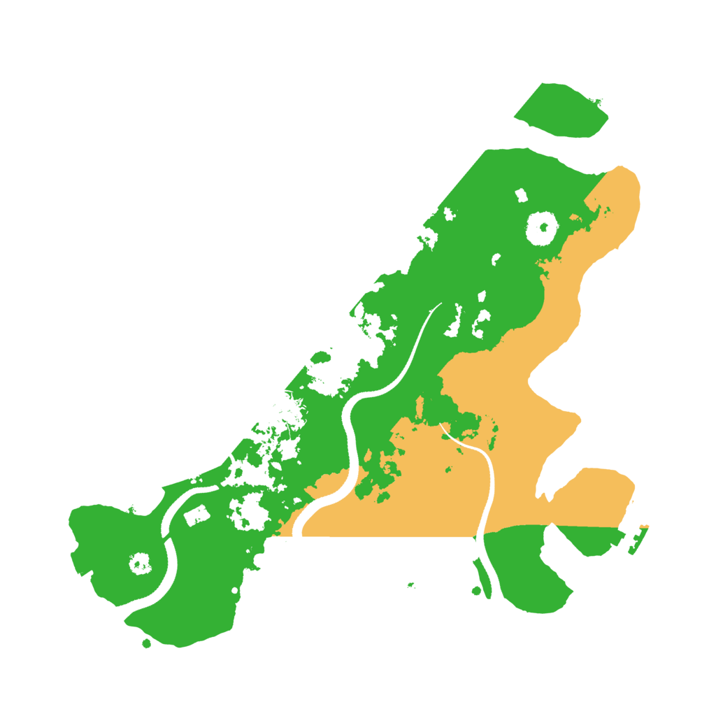 Biome Rust Map: Procedural Map, Size: 3250, Seed: 17