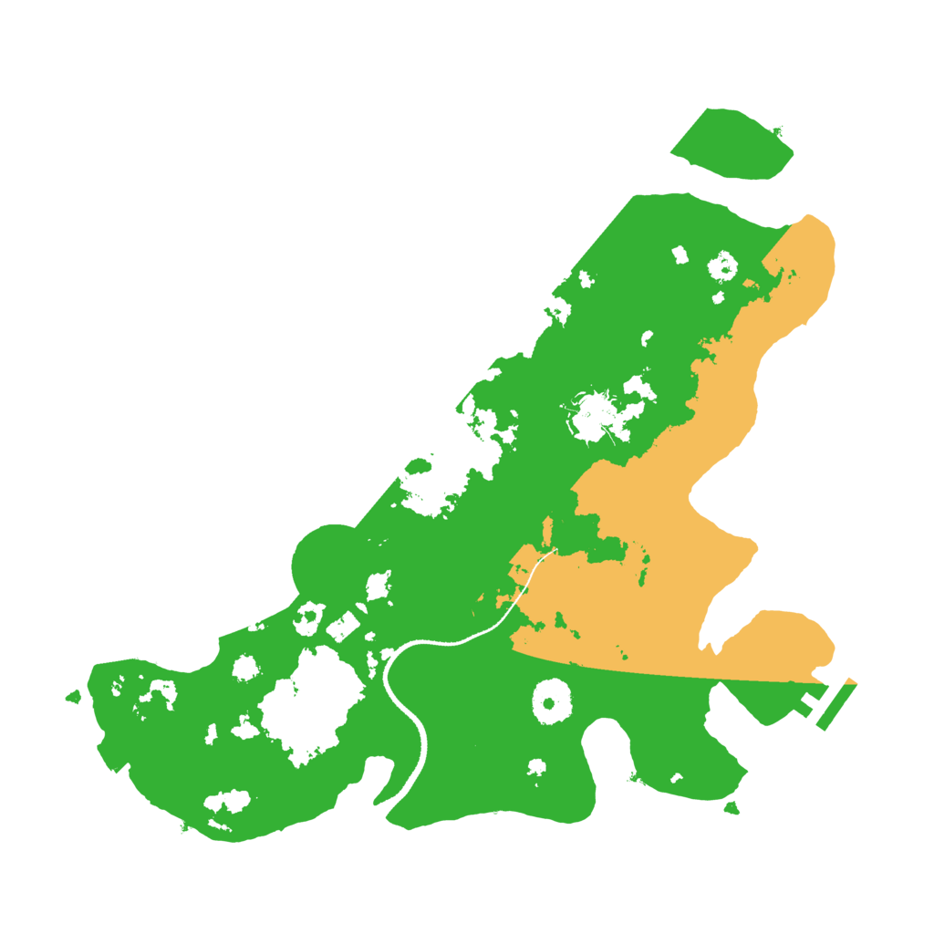 Biome Rust Map: Procedural Map, Size: 3250, Seed: 17