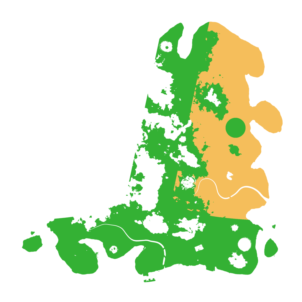 Biome Rust Map: Procedural Map, Size: 4000, Seed: 25745