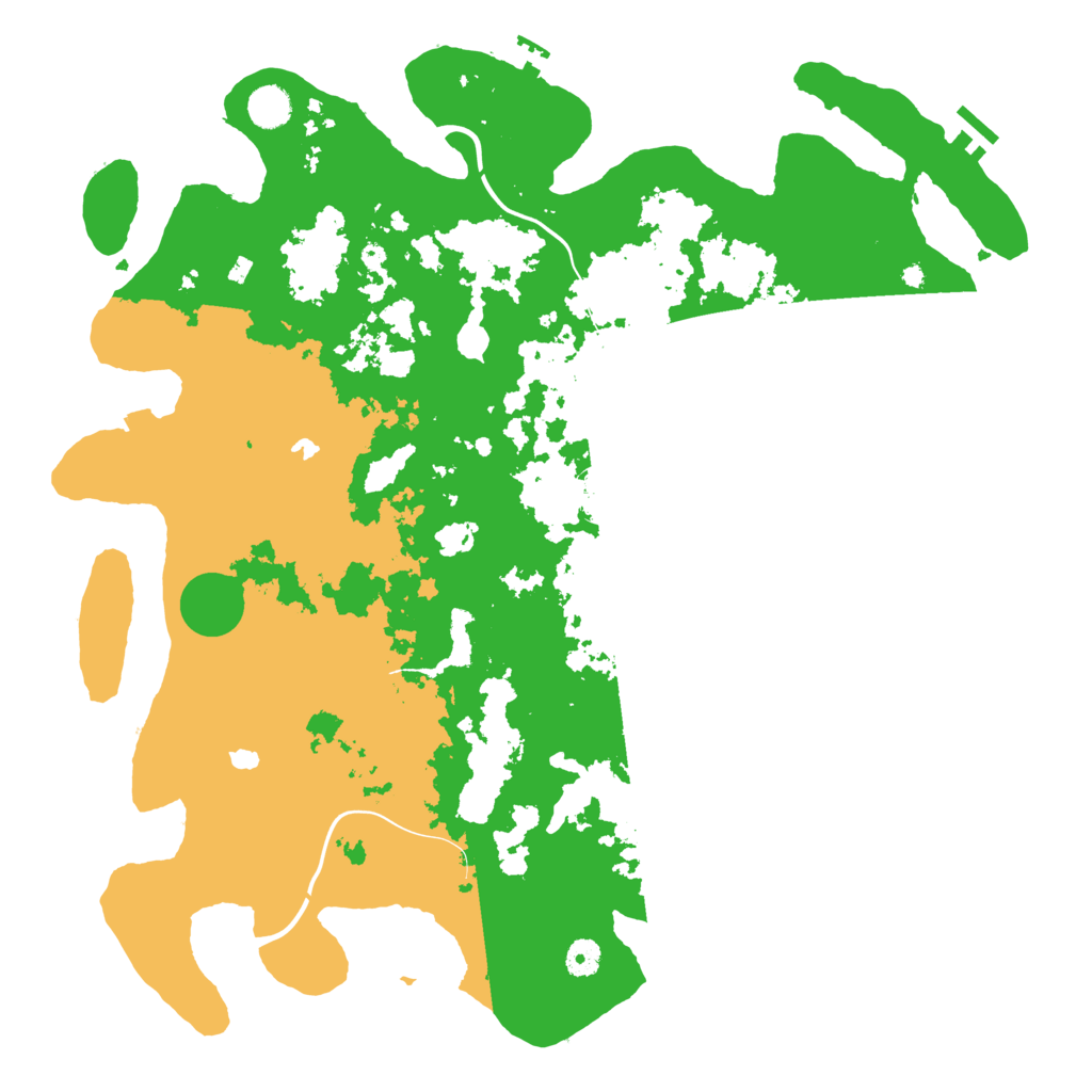 Biome Rust Map: Procedural Map, Size: 4500, Seed: 214772