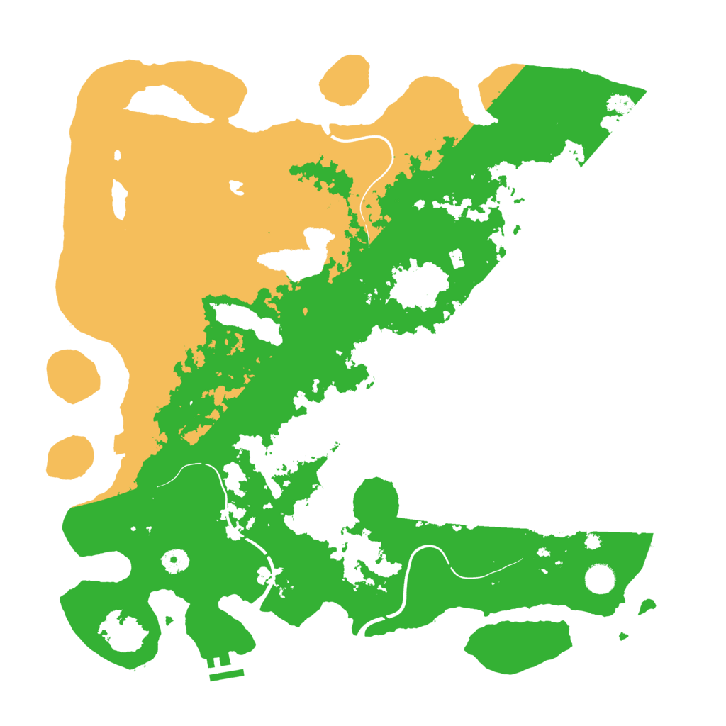 Biome Rust Map: Procedural Map, Size: 4250, Seed: 41607158