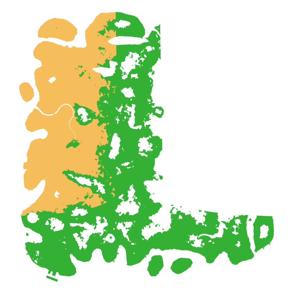 Biome Rust Map: Procedural Map, Size: 5000, Seed: 14442