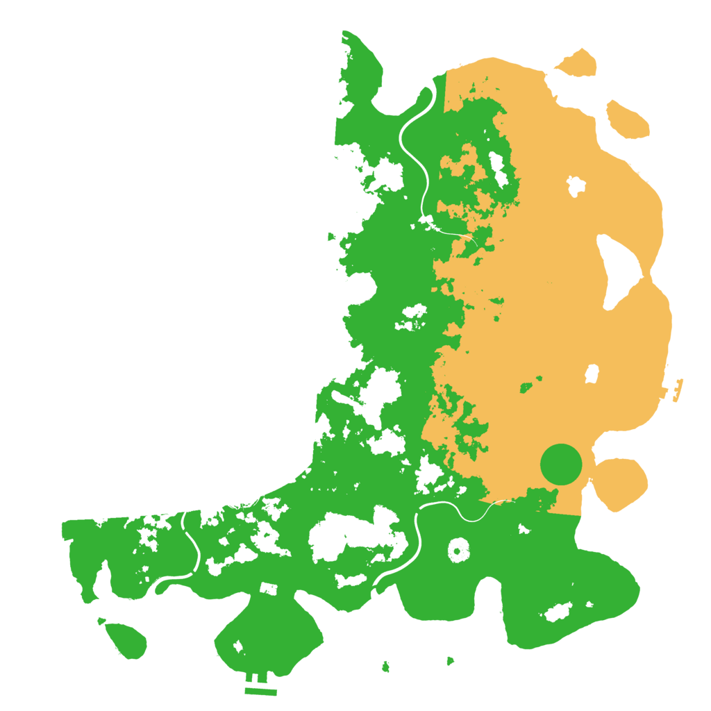 Biome Rust Map: Procedural Map, Size: 4500, Seed: 3859024