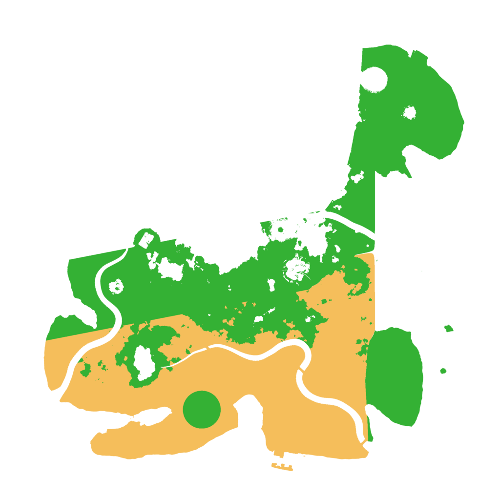 Biome Rust Map: Procedural Map, Size: 3500, Seed: 1647387064