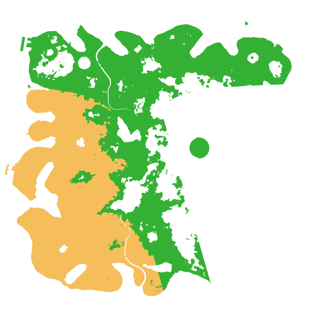 Biome Rust Map: Procedural Map, Size: 4500, Seed: 1796947764