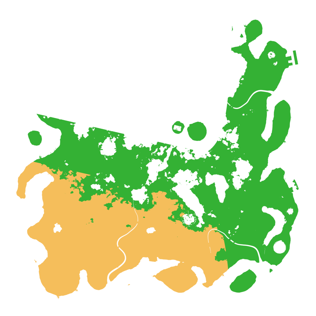 Biome Rust Map: Procedural Map, Size: 4500, Seed: 956068801