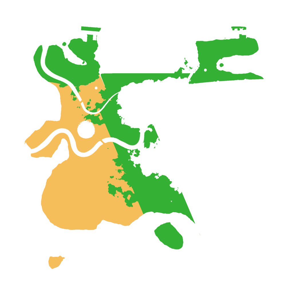 Biome Rust Map: Procedural Map, Size: 3000, Seed: 3120897