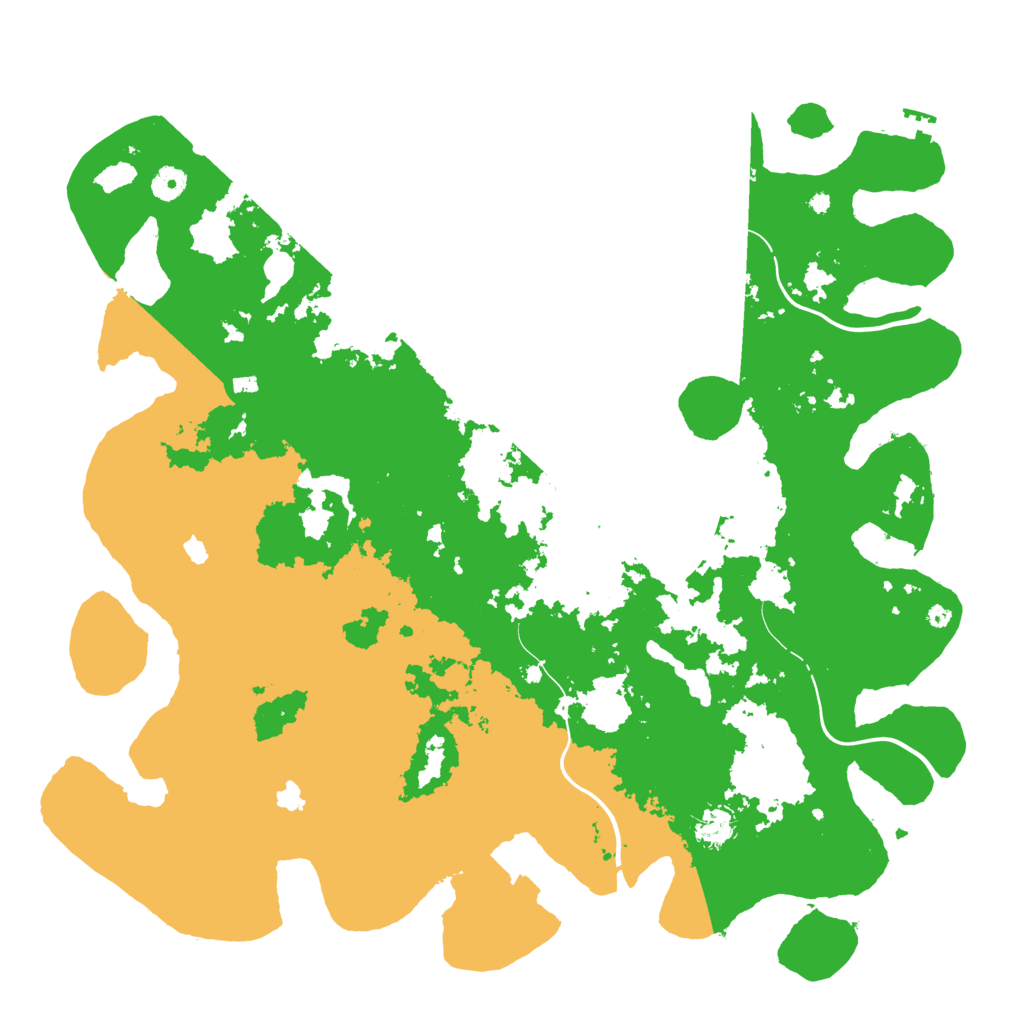 Biome Rust Map: Procedural Map, Size: 4500, Seed: 362107446