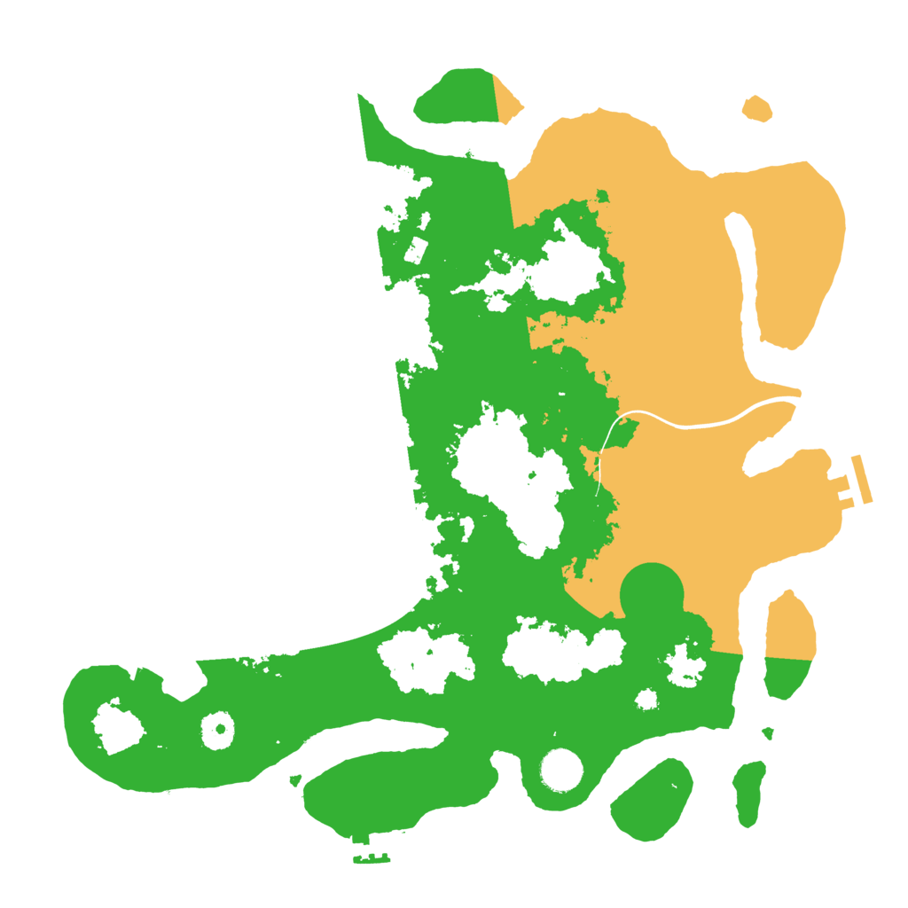 Biome Rust Map: Procedural Map, Size: 3750, Seed: 1090844499
