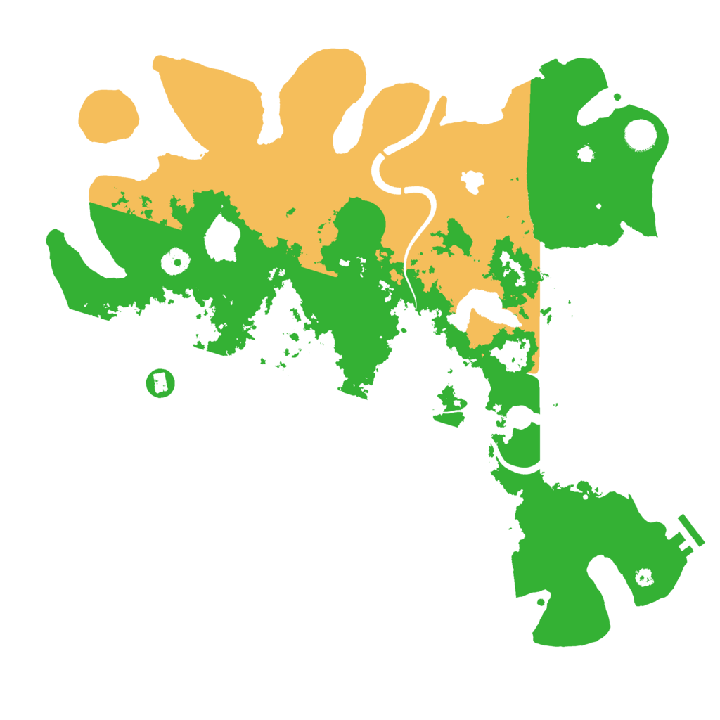 Biome Rust Map: Procedural Map, Size: 4000, Seed: 11092001