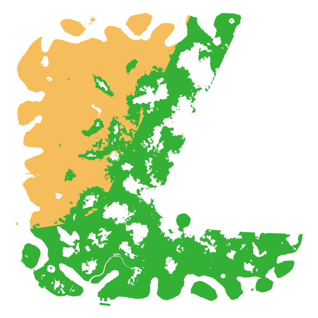 Biome Rust Map: Procedural Map, Size: 6000, Seed: 1954276436