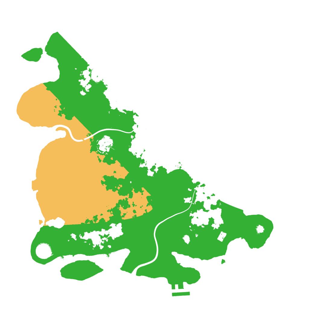 Biome Rust Map: Procedural Map, Size: 3500, Seed: 2063844696