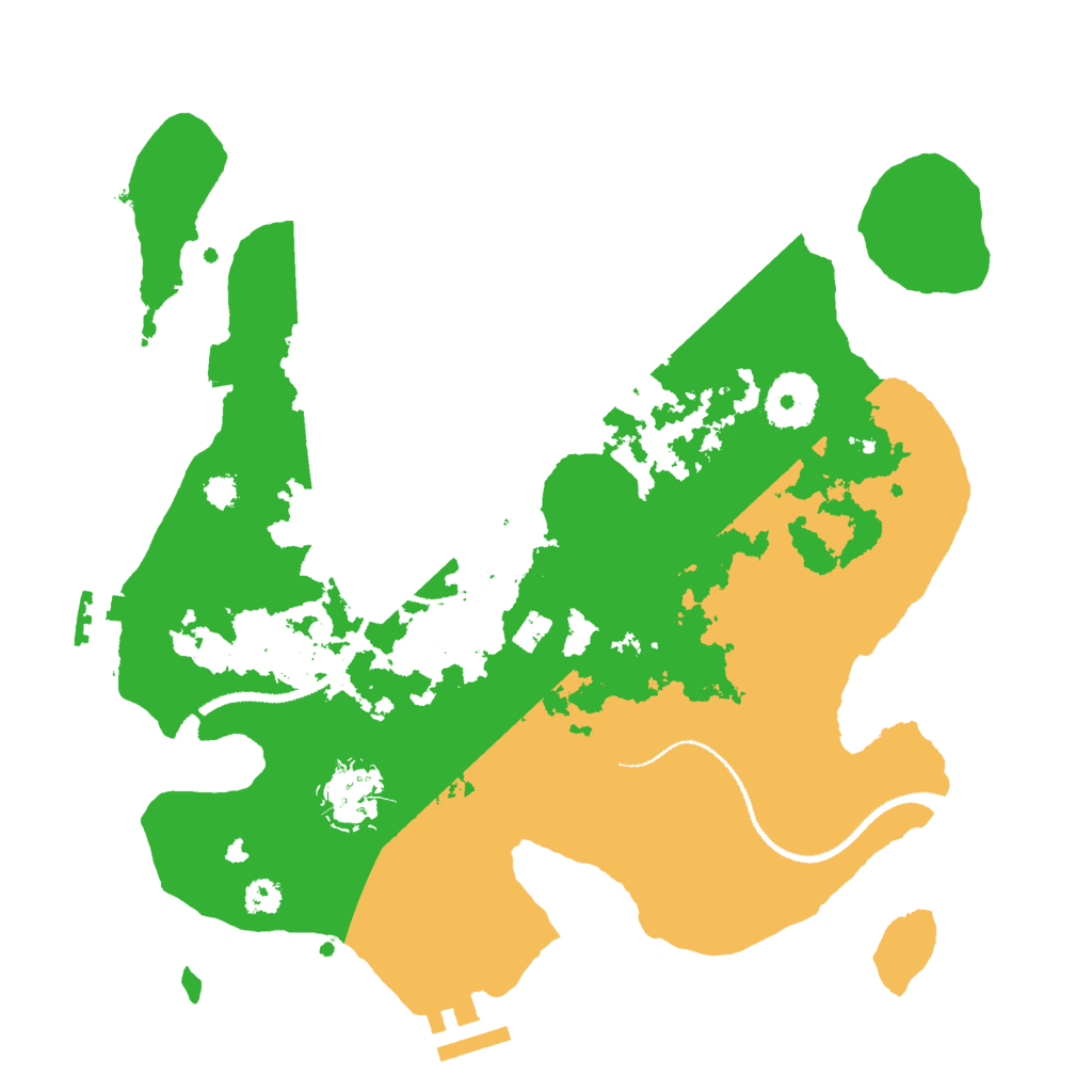 Biome Rust Map: Procedural Map, Size: 3000, Seed: 28971