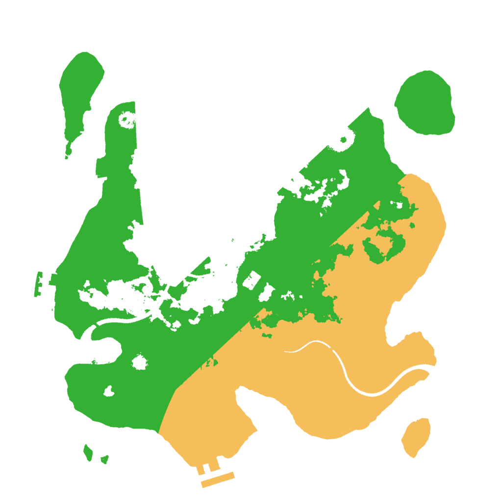 Biome Rust Map: Procedural Map, Size: 3000, Seed: 28971